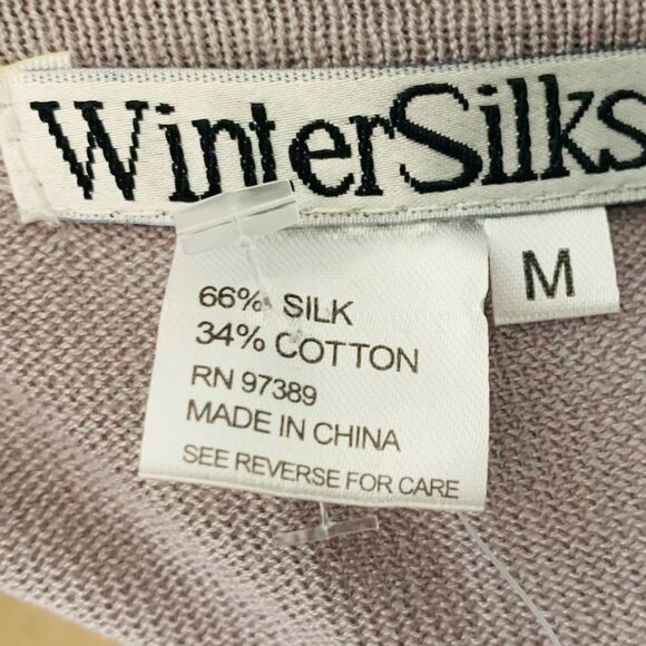 Winter Silks Cardigan Sweater M - Picture 5 of 7